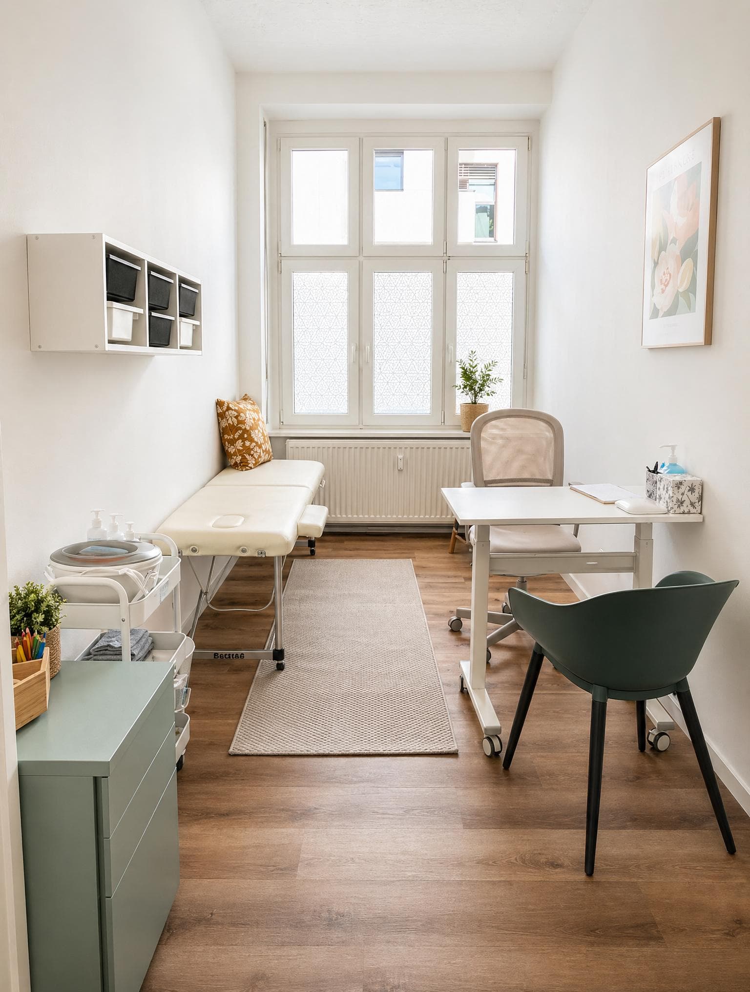 Behandlungsraum der Ergotherapie Praxis Duran